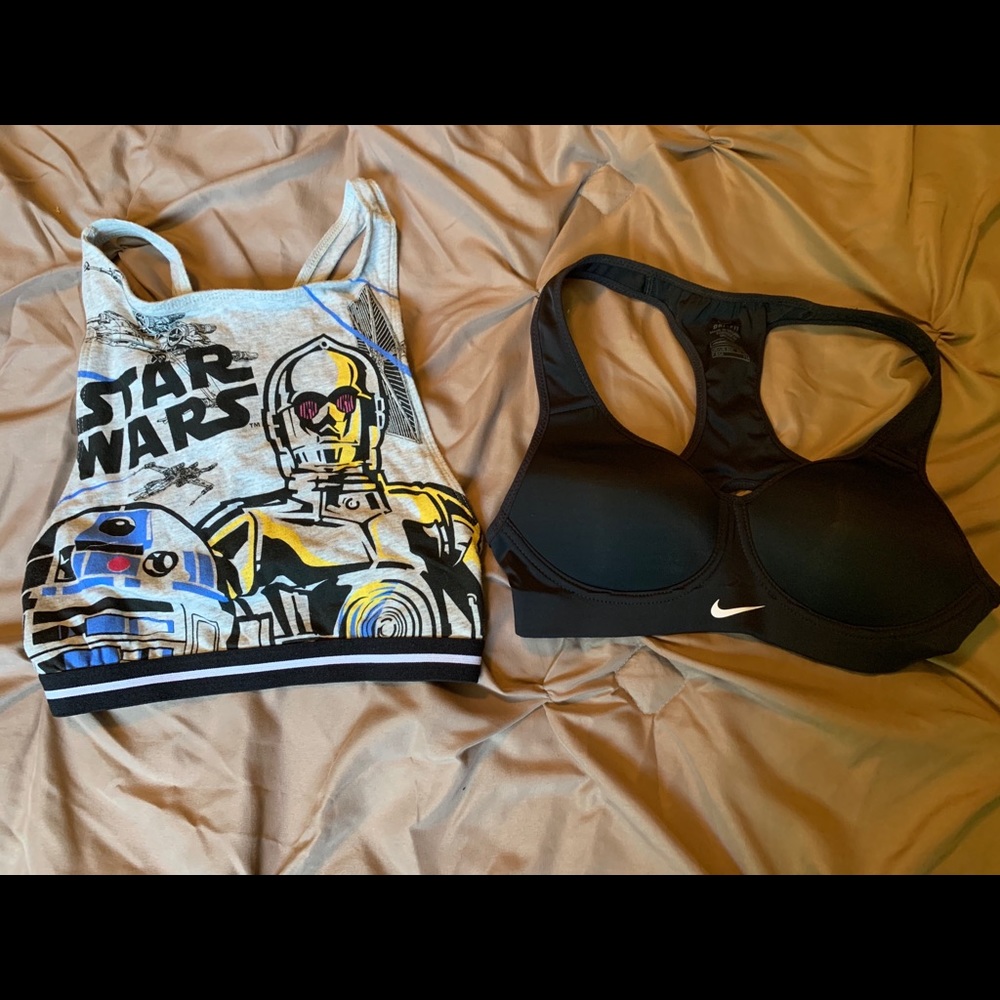 2 sports bras size small